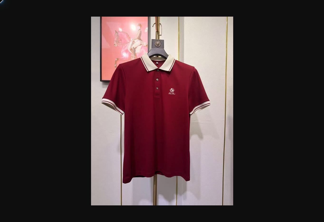 Red 2026 premium luxury polo shirt